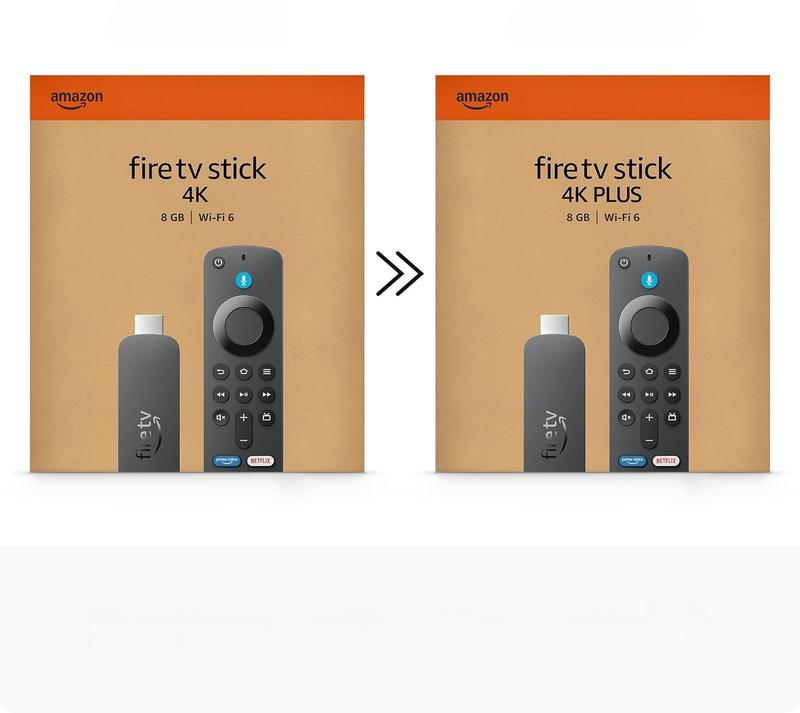 Amazon Fire TV Stick 4K Plus WiFi 6, Fire OS 8, Android 11, 8GB